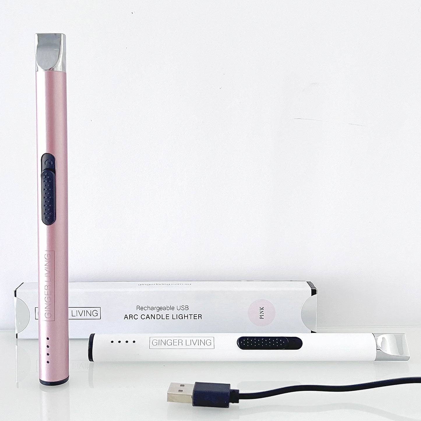 Candle & Rechargeable Lighter Set