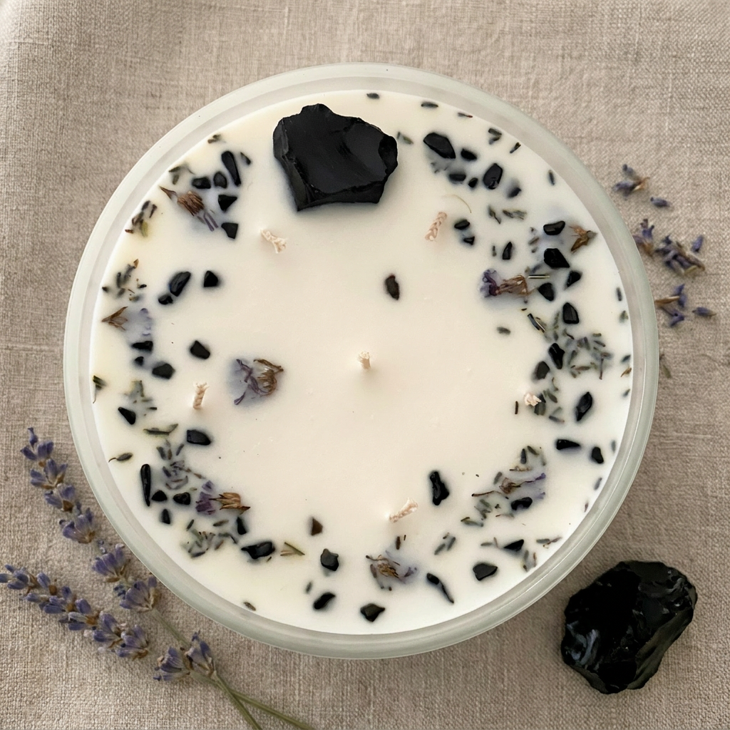 Black Obsidian- Blackberry & Vanilla Luxury Candle 1300gr