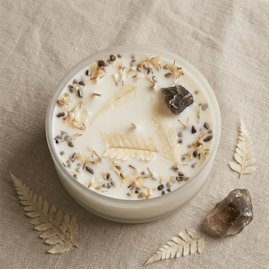 Smokey Quartz- Eucalyptus & Lemongrass Luxury Candle 1300gr