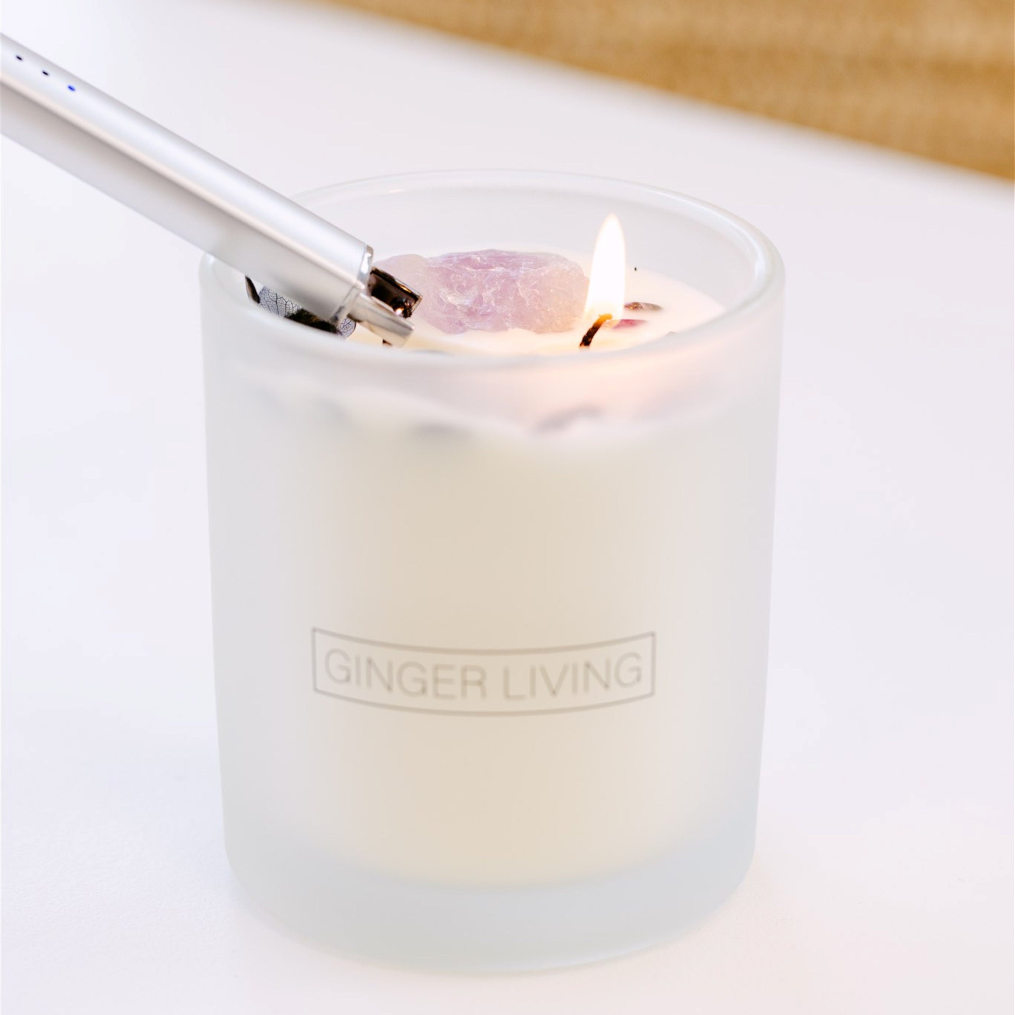 Candle & Rechargeable Lighter Set