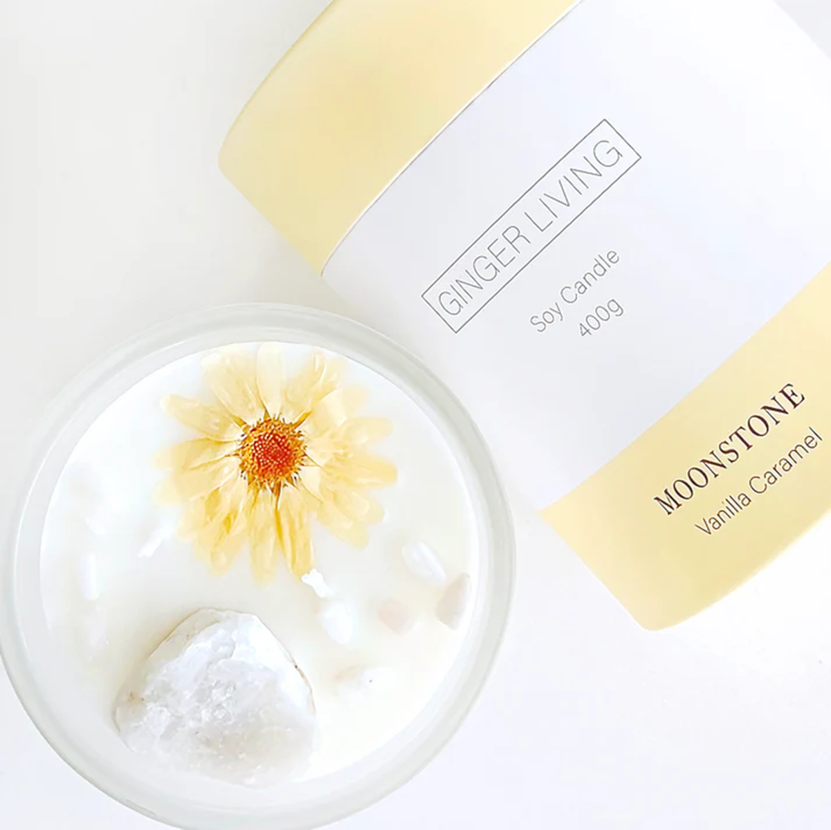 Moonstone, Vanilla Caramel Candle